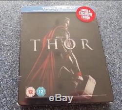 Thor Steelbook Blu Ray Edition HMV Sealed/VF