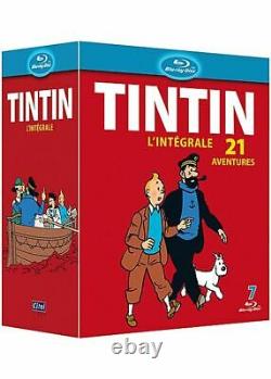 Tintin l'intégrale de l'animation coffret 21 aventures Blu-ray limitée neuf