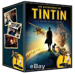 Tintin-le Secret De La Licorne (blu-ray + Statuettes Weta)