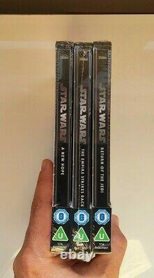 Trilogie Star Wars 4k Steelbook Zavvi