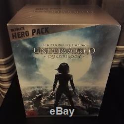 Underworld L'intégrale Blu-ray Quadrilogy Ultimate Hero Pack neuf
