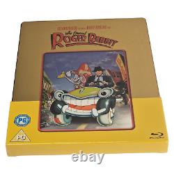 Who Framed Roger Rabbit Blu-ray SteelBook Zavvi Gold édition Disney Region B