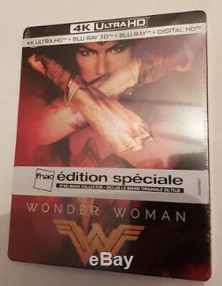 Wonder Woman SteelBook BLURAY 4K ultraHD+ 3D+2D Édition Spéciale Fnac
