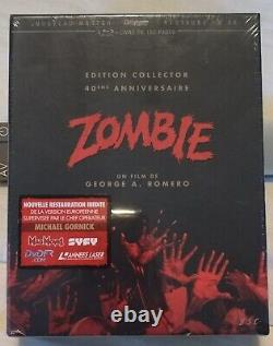 Zombie Dawn of the Dead Édition Collector 40ème Anniversaire Blu-ray Livre neuf